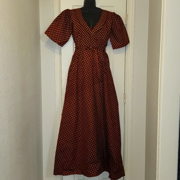 Dresses & Skirts - Ankara African Print Wrap Dress